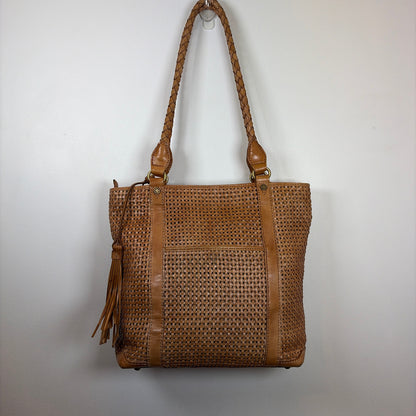 Pre-Owned Patricia Nash Tan Leather Handbag