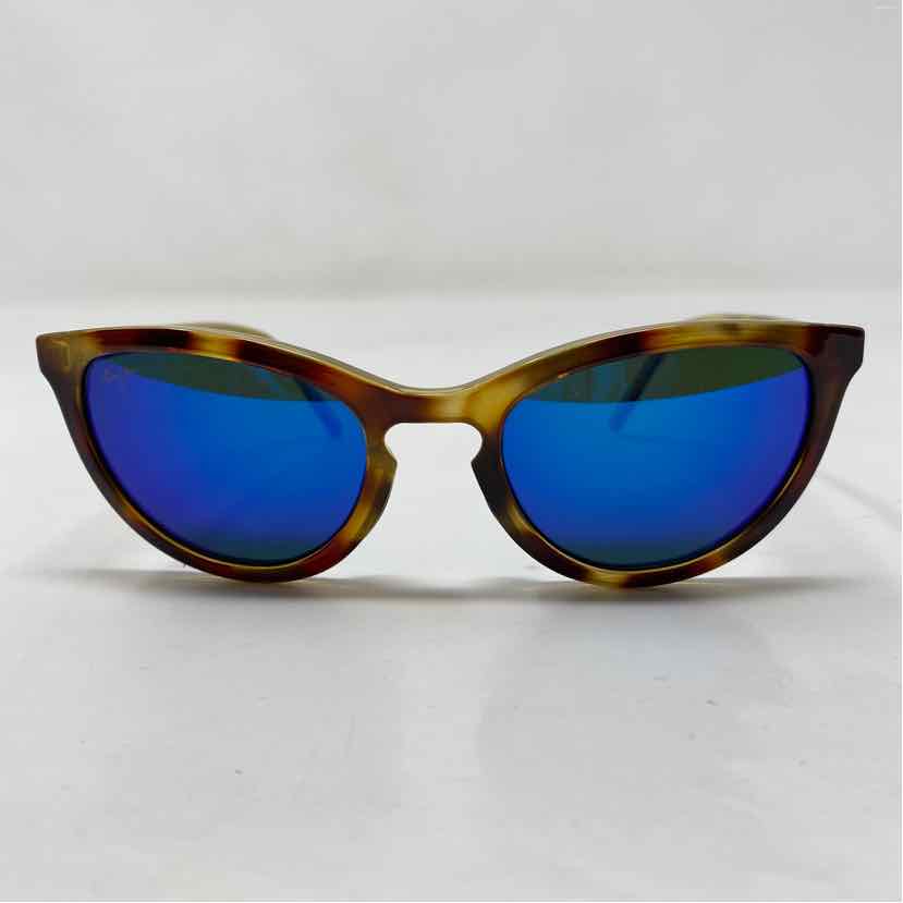 Pre-Owned Maui Jim Tortoise Plastic Sunglasses