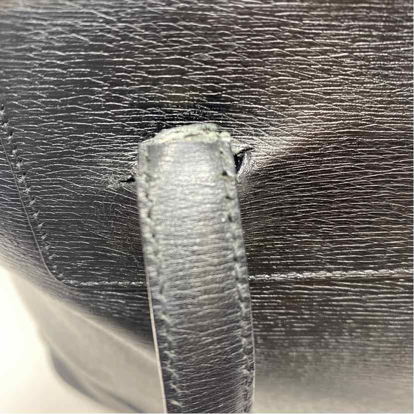 Pre-Owned Gucci Black Leather Designer Handbag