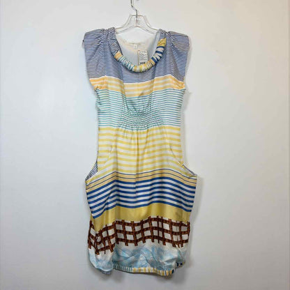 Pre-Owned Size L Tsumori Chisato Yellow Multi Casual Dress