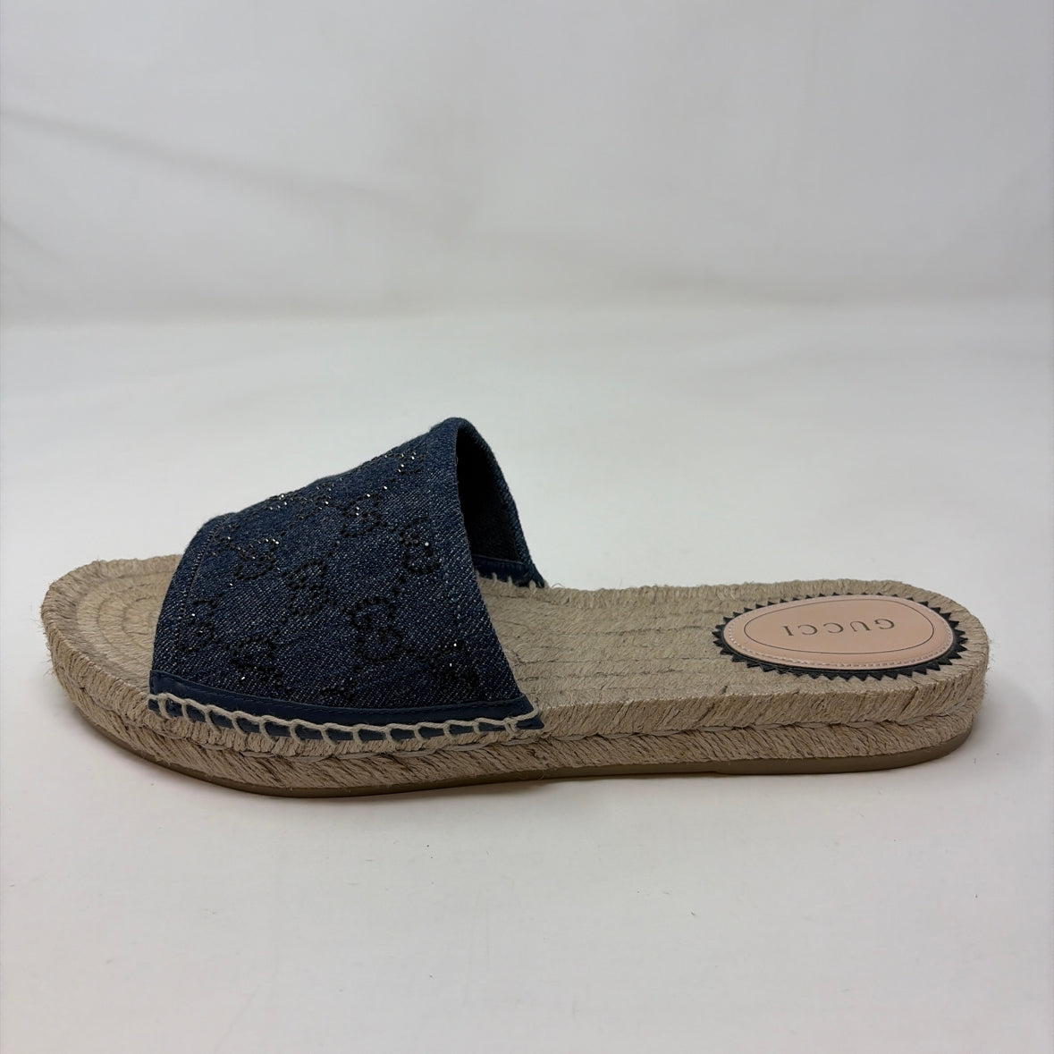 Pre-Owned Gucci Denim Denim Shoe Size 9.5 Designer Shoes
