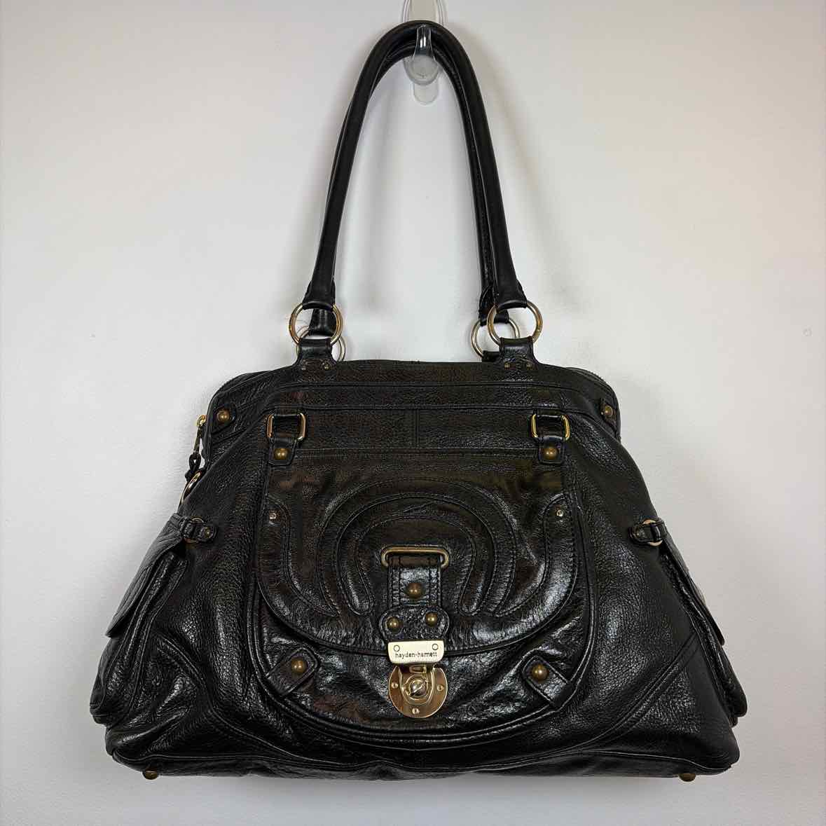 Pre-Owned Hayden Harnett Black Leather Handbag