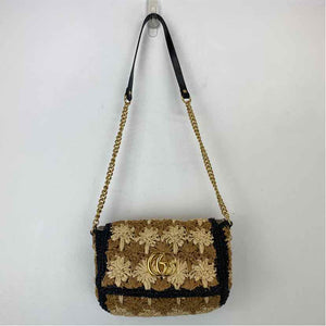 Pre-Owned Gucci Straw Straw Designer Handbag