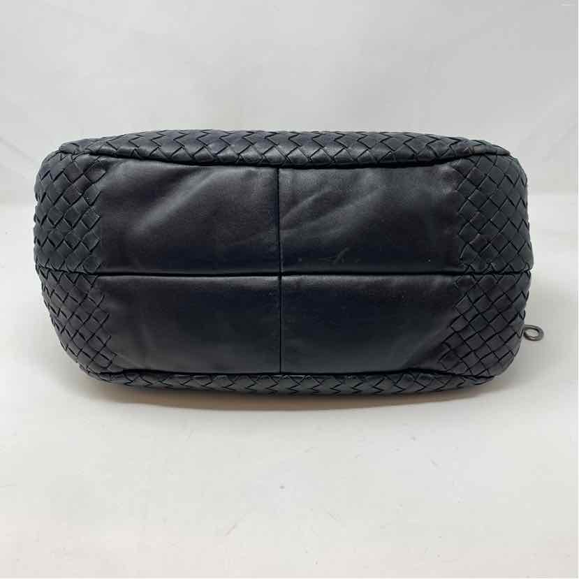 Pre-Owned Bottega Veneta Black Leather Designer Handbag