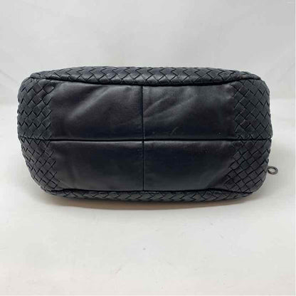 Pre-Owned Bottega Veneta Black Leather Designer Handbag