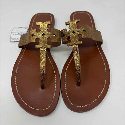 Pre-Owned Shoe Size 10 Tory Burch Cognac Sandals