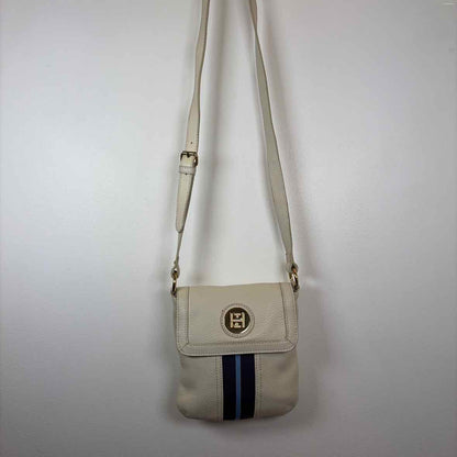 Pre-Owned Tommy Hilfiger Cream Leather Handbag