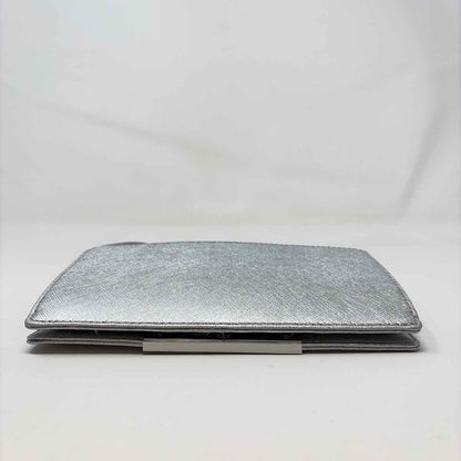 Pre-Owned Michael Kors Silver Coated Canvas Handbag
