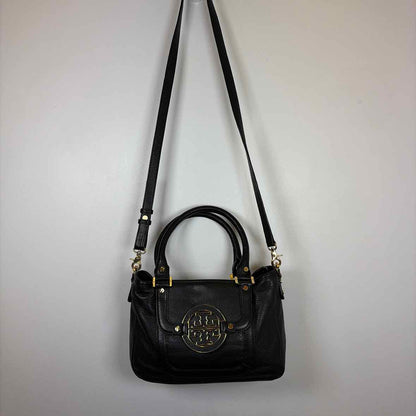 Pre-Owned Tory Burch Black Leather Handbag