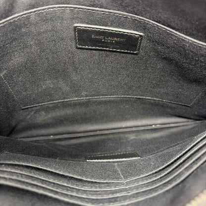 Pre-Owned Saint Laurent Black Leather Designer Handbag