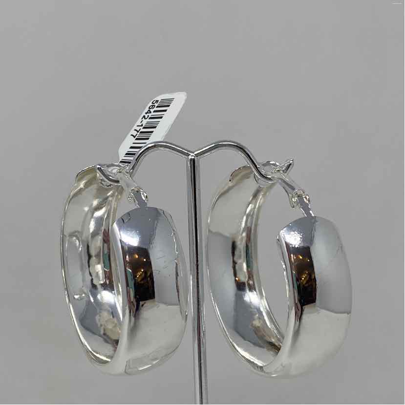 Silver Metal Earrings