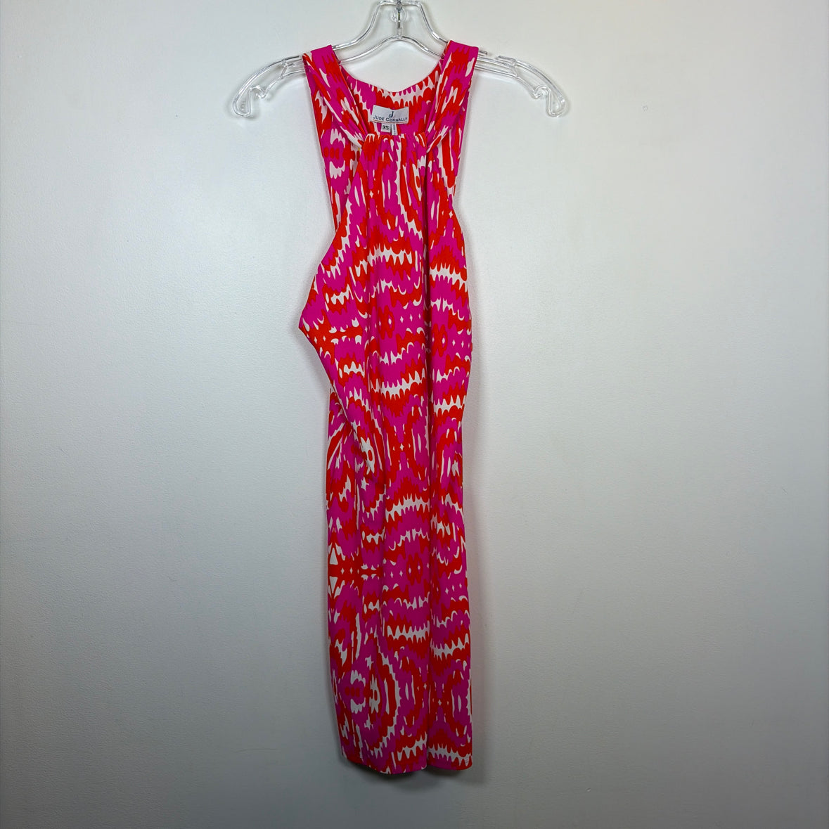 Pre-Owned Size XS Jude Connally Orange/Pink Casual Dress