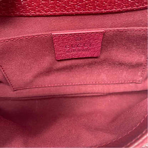 Pre-Owned Gucci Magenta Fabric Designer Handbag