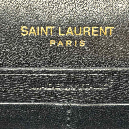 Pre-Owned Saint Laurent Black Leather Designer Handbag