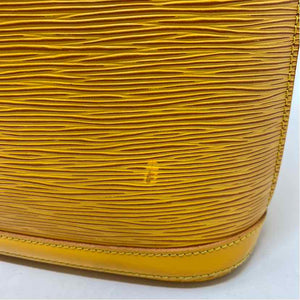 Pre-Owned Louis Vuitton Yellow Leather Designer Handbag