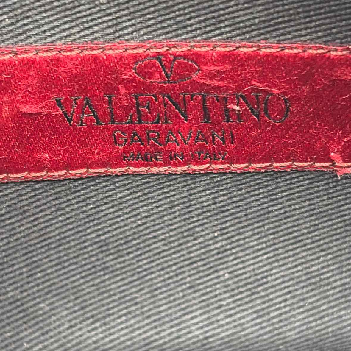 Pre-Owned Valentino Black Leather Designer Handbag