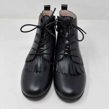 Pre-Owned Shoe Size 7.5 Perroquet Black Booties