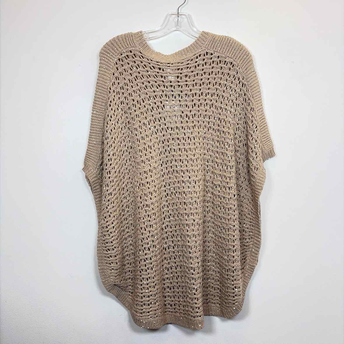 Pre-Owned Size XL Chico's Tan Poncho