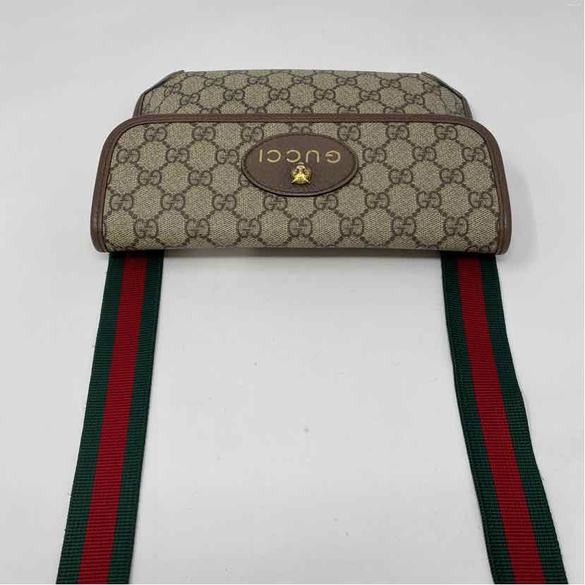 Pre-Owned Gucci Monogram Calf Hair Designer Handbag