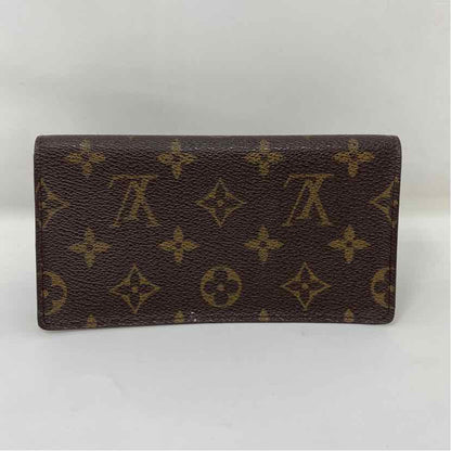 Pre-Owned Louis Vuitton Brown Coated Canvas Designer Wallet