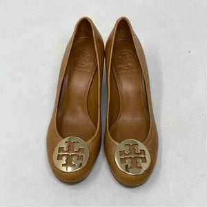 Pre-Owned Shoe Size 5.5 Tory Burch Camel Wedge