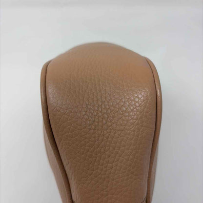 Pre-Owned Gucci Tan Leather Designer Handbag