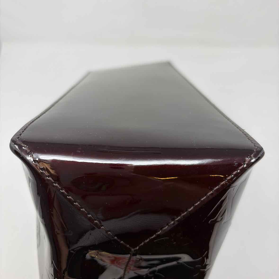 Pre-Owned Louis Vuitton Burgundy Patent Designer Handbag