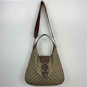 Pre-Owned Gucci Monogram Canvas Designer Handbag