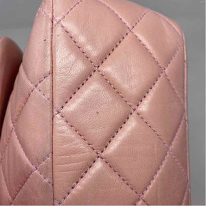 Pre-Owned Chanel Pink Lambskin Designer Handbag
