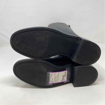 Pre-Owned Gucci Black Leather Shoe Size 5.5 Designer Shoes