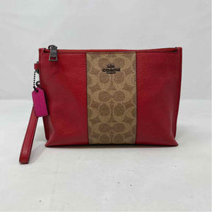 Pre-Owned cochini Red Leather Wristlet