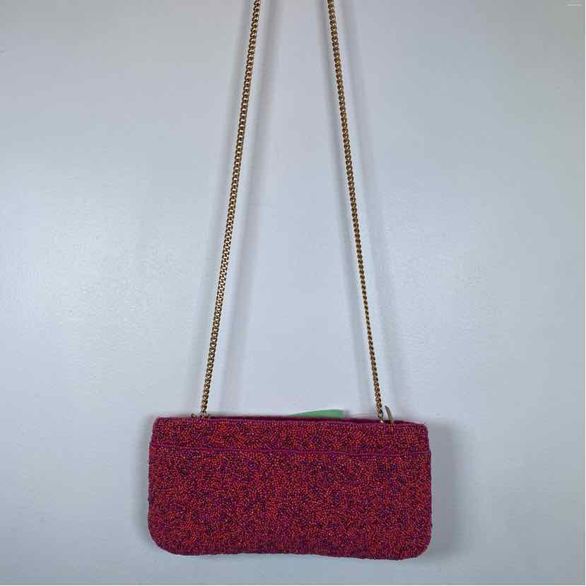 Pre-Owned Mary Frances Pink Multi Beaded Handbag