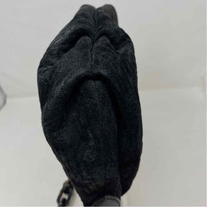 Pre-Owned Louis Vuitton Black Suede Designer Handbag