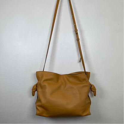 Pre-Owned Loewe Cognac Leather Designer Handbag