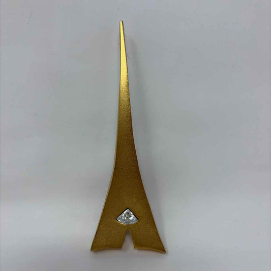 Pre-Owned Lee Wolfe Gold Multi Stones Brooch