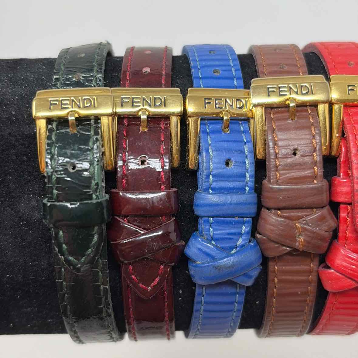 Pre-Owned Fendi Multi Leather Designer Watch