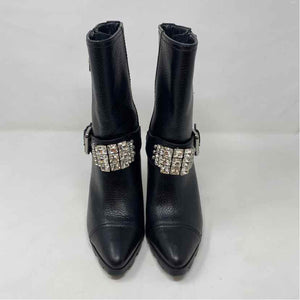 Pre-Owned Shoe Size 7.5 Karl Lagerfeld Black Boots