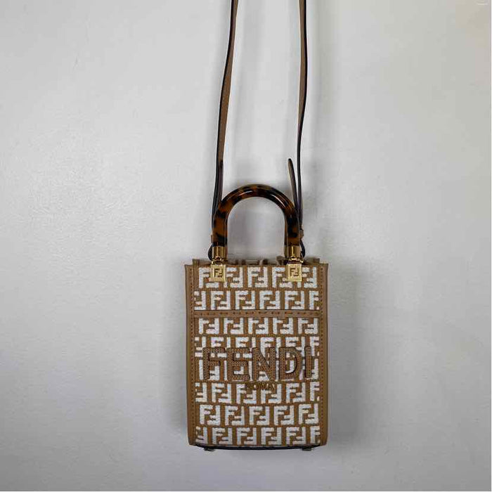 Pre-Owned Fendi Monogram Canvas Designer Handbag