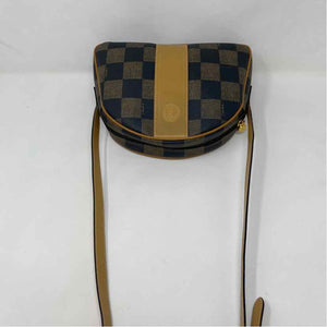 Pre-Owned Fendi Check Canvas Designer Handbag