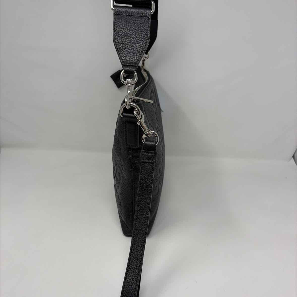 Pre-Owned Gucci Black Leather Designer Handbag