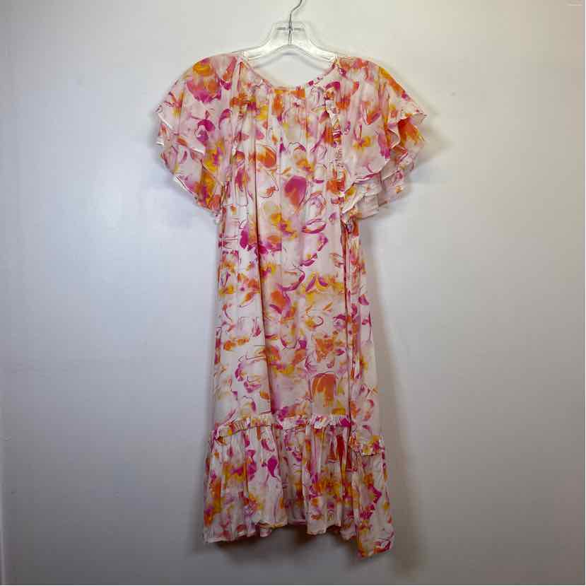 Pre-Owned Size S Elan Pink Multi Casual Dress