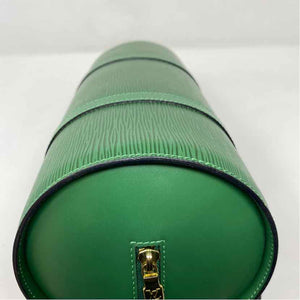 Pre-Owned Louis Vuitton Green Leather Designer Handbag