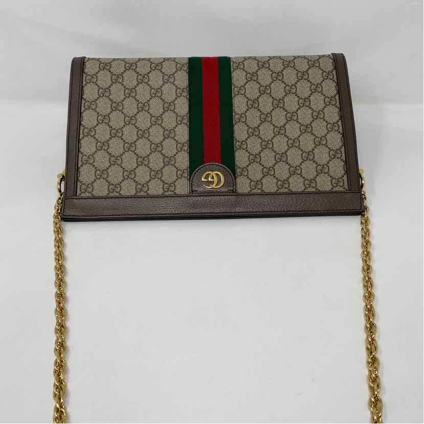 Pre-Owned Gucci Monogram Canvas Designer Handbag