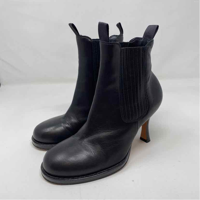 Pre-Owned Celine Black Leather Shoe Size 5.5 Designer Shoes