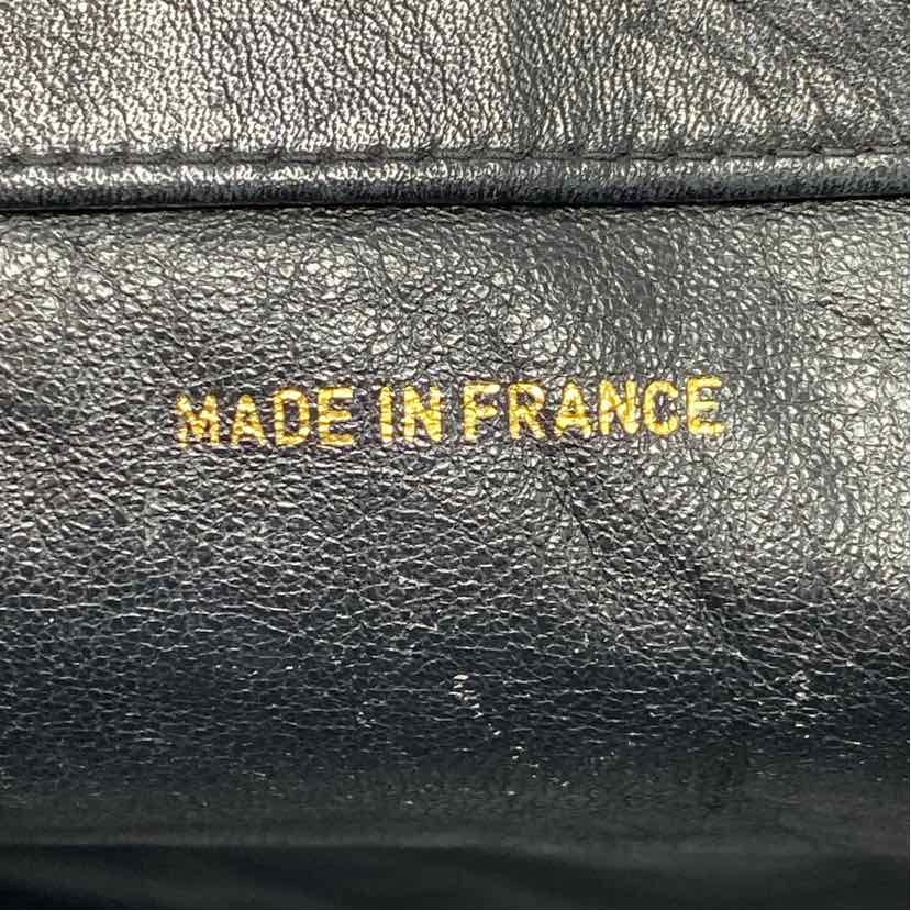 Pre-Owned Chanel Black Leather Designer Handbag