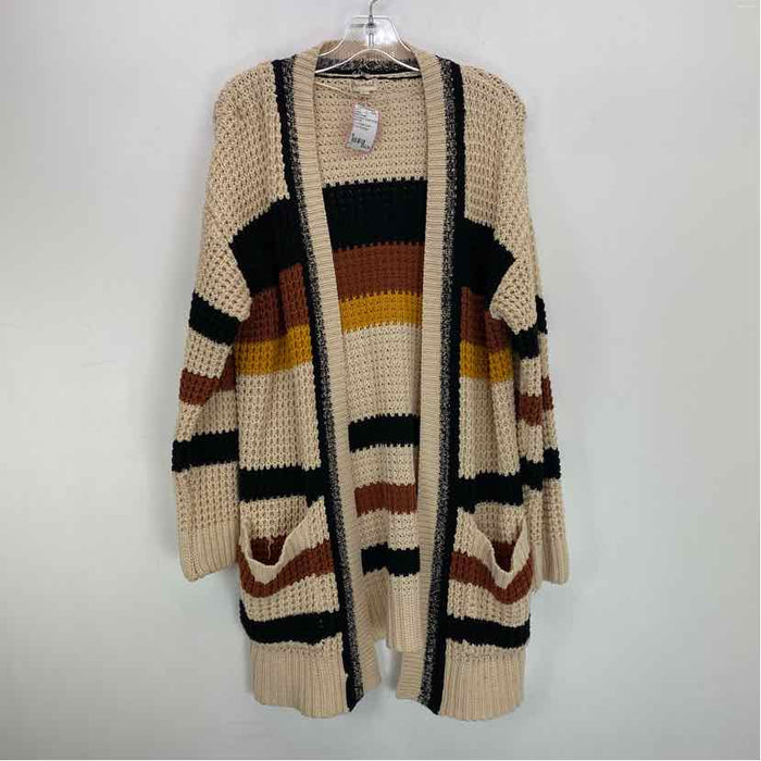 Pre-Owned Size S Hem & Thread Striped Sweater