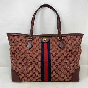 Pre-Owned Gucci Monogram Canvas Designer Handbag