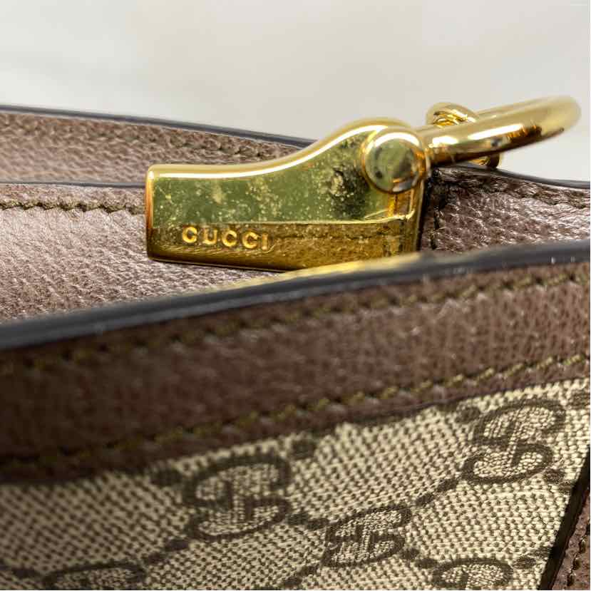 Pre-Owned Gucci Monogram Canvas Designer Handbag