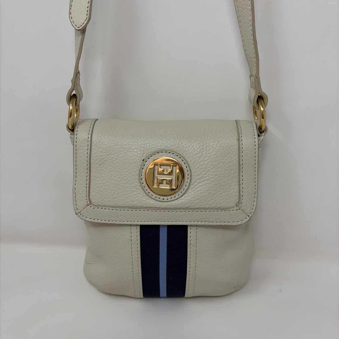 Pre-Owned Tommy Hilfiger Cream Leather Handbag