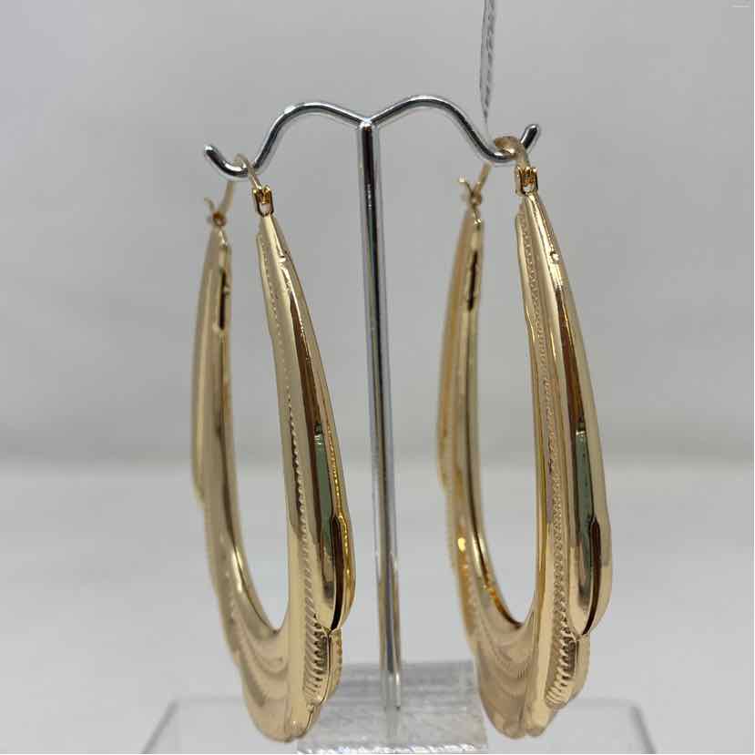 Gold Metal Earrings